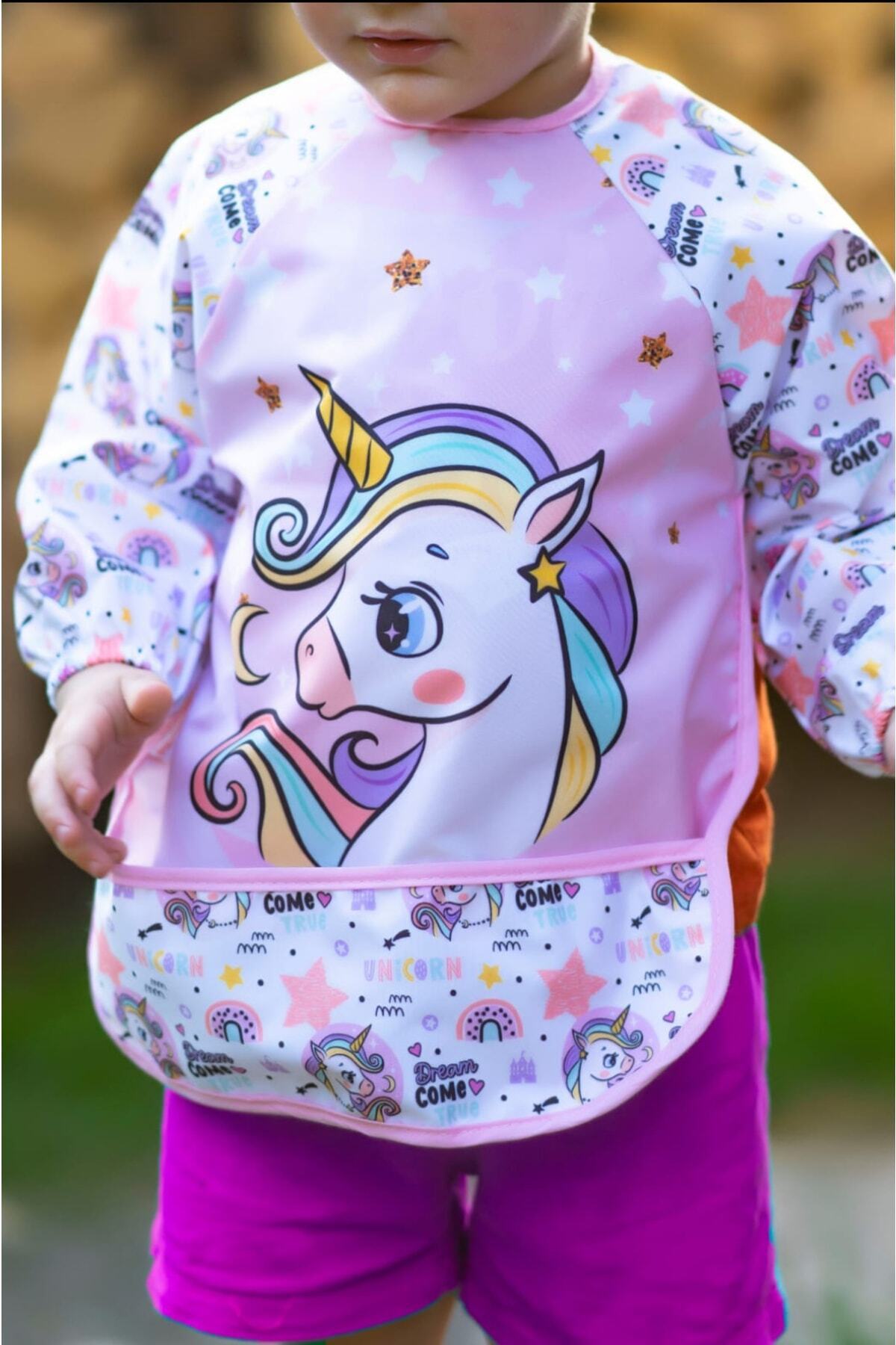 2 Li Giyilebilir Mama Önlüğü Sıvı Geçirmez Microfiber