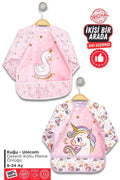 2 Li Giyilebilir Mama Önlüğü Sıvı Geçirmez Microfiber