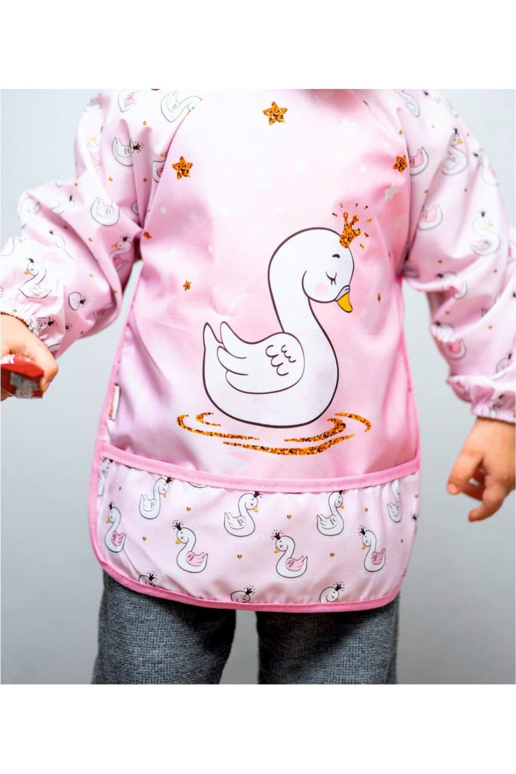2 Li Giyilebilir Mama Önlüğü Sıvı Geçirmez Microfiber